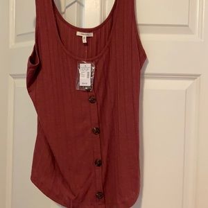 New with tags beautiful mauve tank top